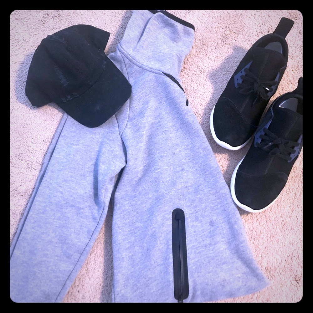 Gray Athletic Sweater